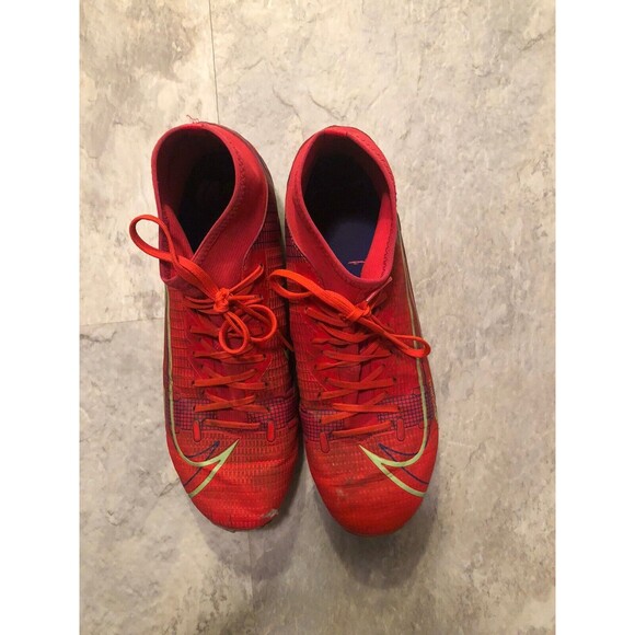 Nike Mercurial Vapor Size 8 Soccer Cleats Red Size 8 Model CV0843-600 - Picture 1 of 7